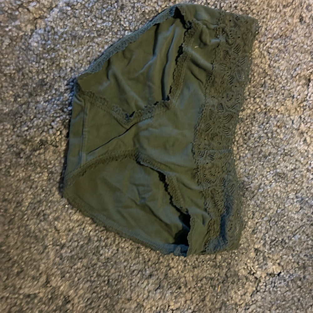 Lace Trimmed Green Women's Intimate